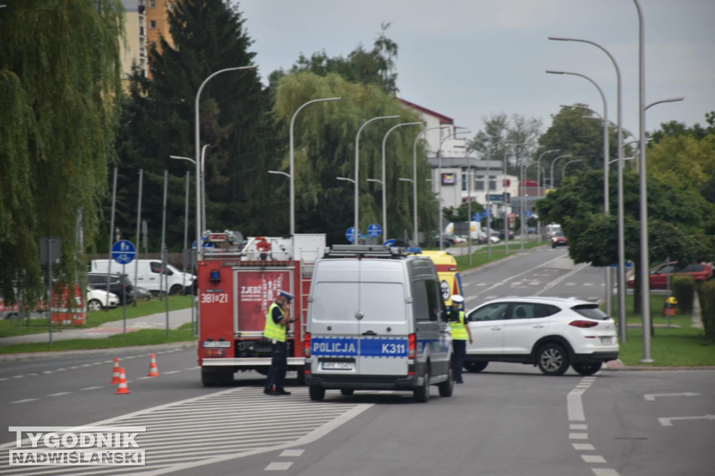 Potrącenie rowerzysty w Tarnobrzegu
