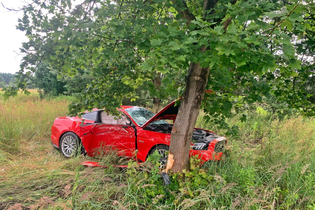 Wypadek w Grębowie (19.07.25 r.)