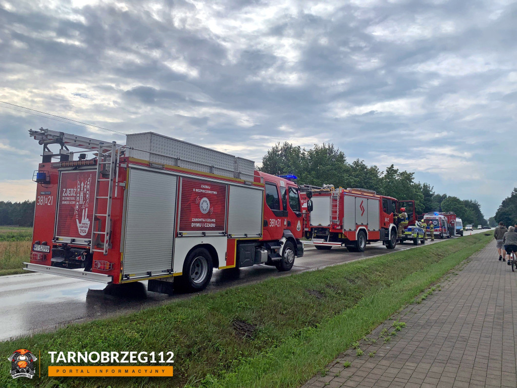 Wypadek w Grębowie (19.07.25 r.)