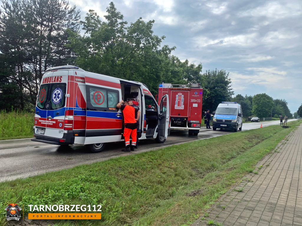 Wypadek w Grębowie (19.07.25 r.)