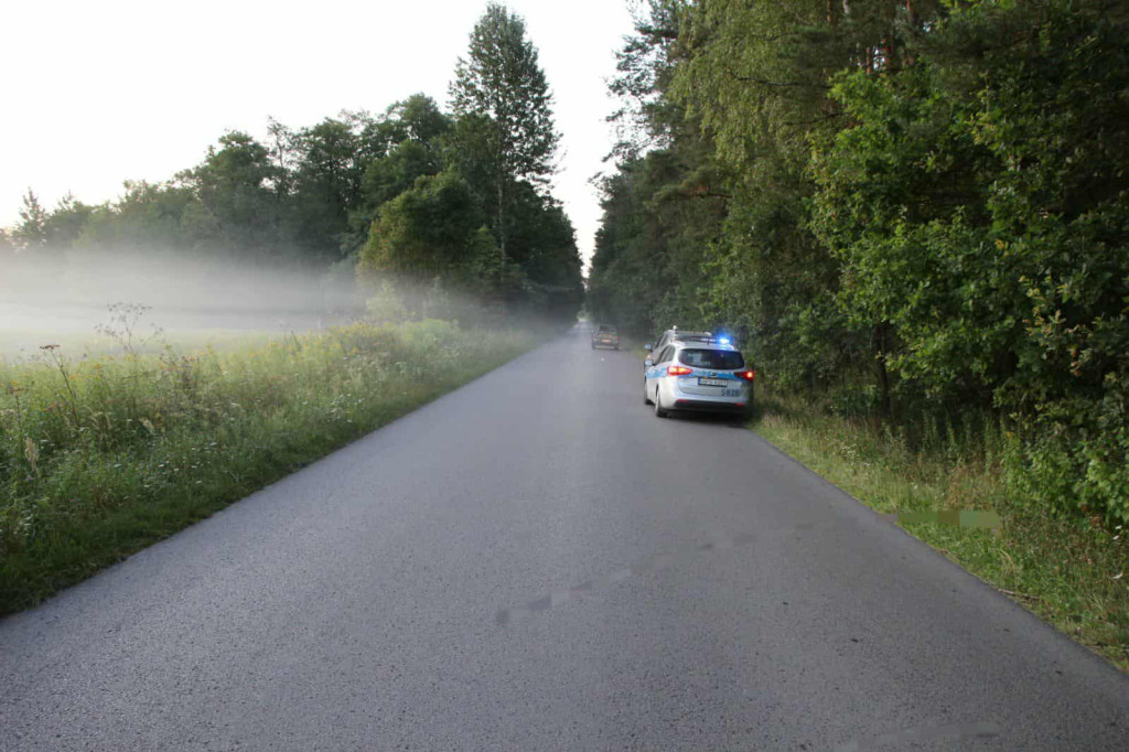 Wypadek w Zrębinie