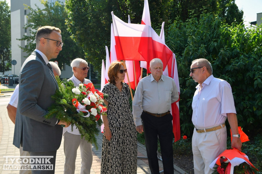 Uroczystość pod obeliskiem Józefa Piłsudskiego