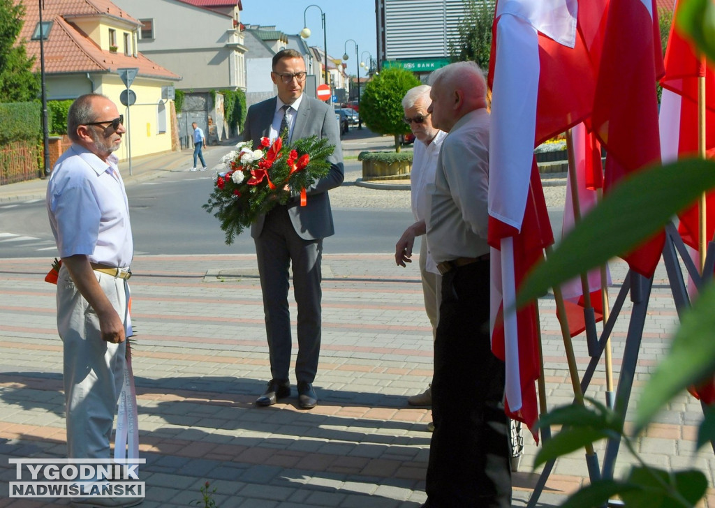 Uroczystość pod obeliskiem Józefa Piłsudskiego
