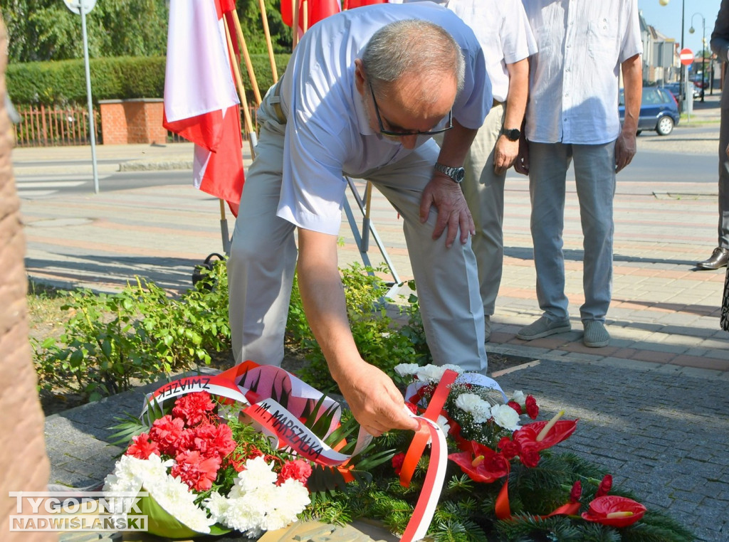 Uroczystość pod obeliskiem Józefa Piłsudskiego