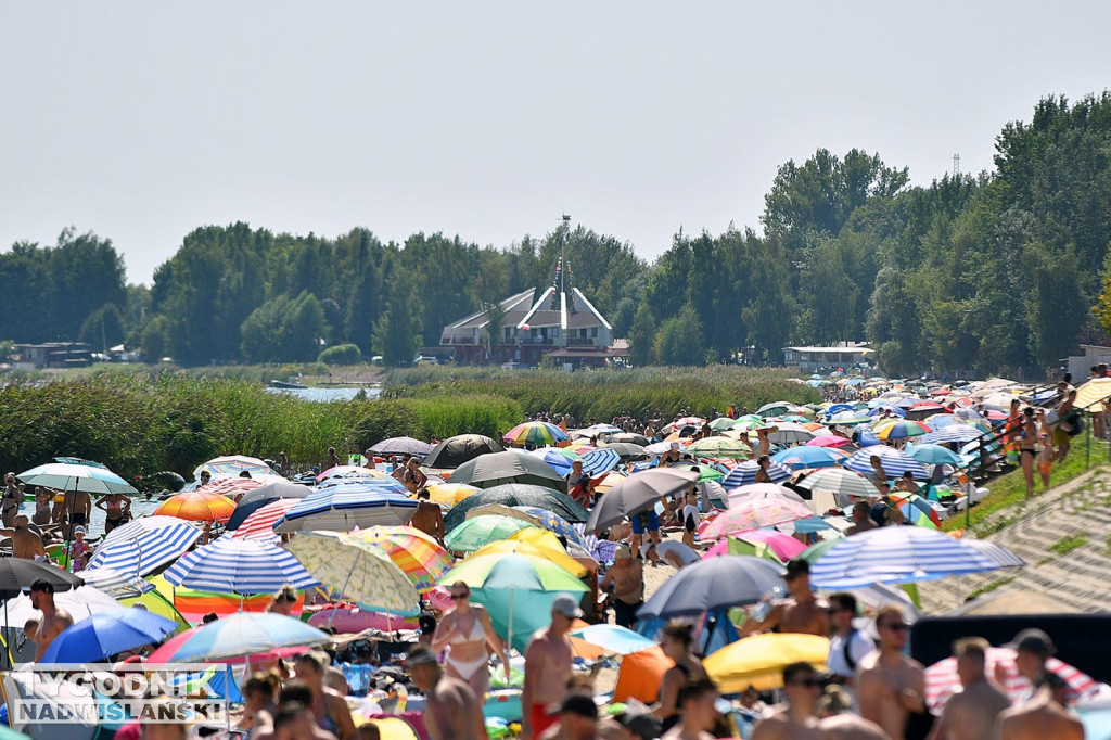Piątek, 15 sierpnia, nad Jeziorem Tarnobrzeskim