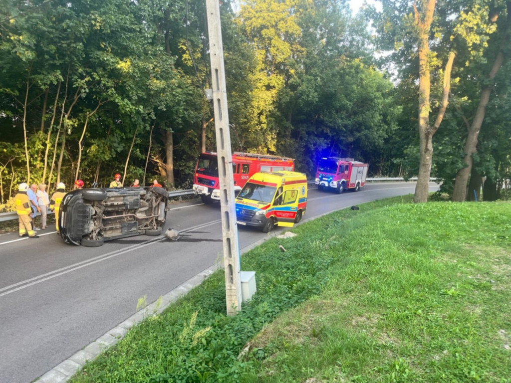 Wypadek w Kurozwękach