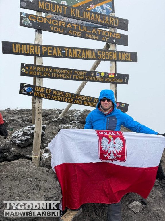 Tarnobrzeżanin na szczycie Kilimandżaro