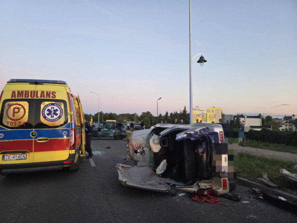 Groźny wypadek w Staszowie