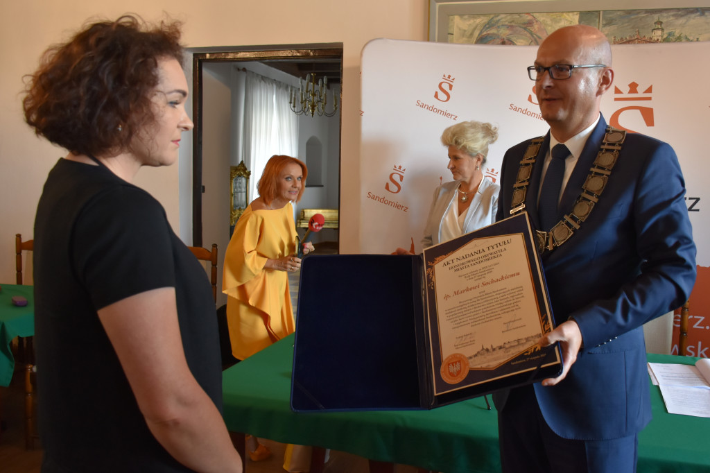 Nadanie M. Sochackiemu Honorowego Obywatelstwa