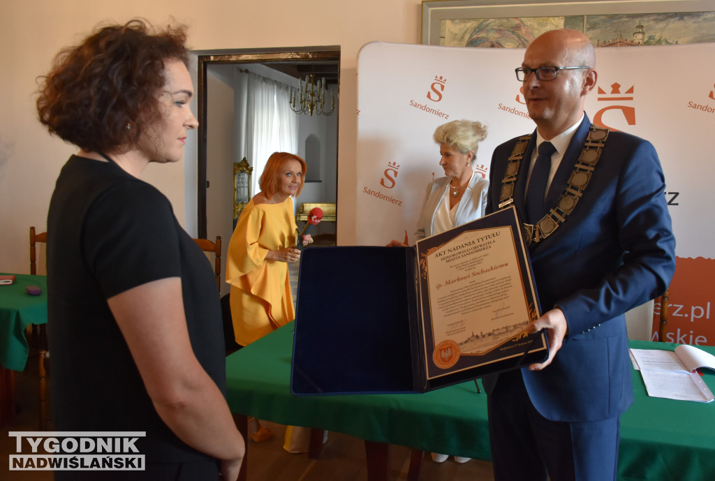 Nadanie M. Sochackiemu Honorowego Obywatelstwa