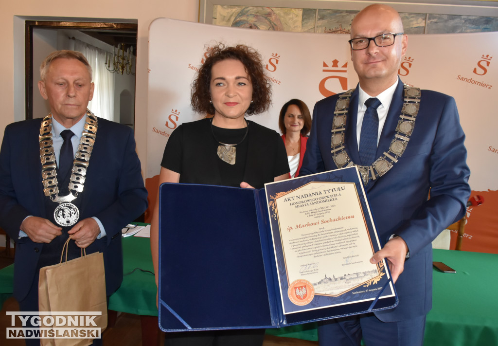 Nadanie M. Sochackiemu Honorowego Obywatelstwa