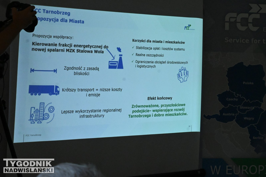 Spotkanie władz Tarnobrzega i radnych z szefami FCC