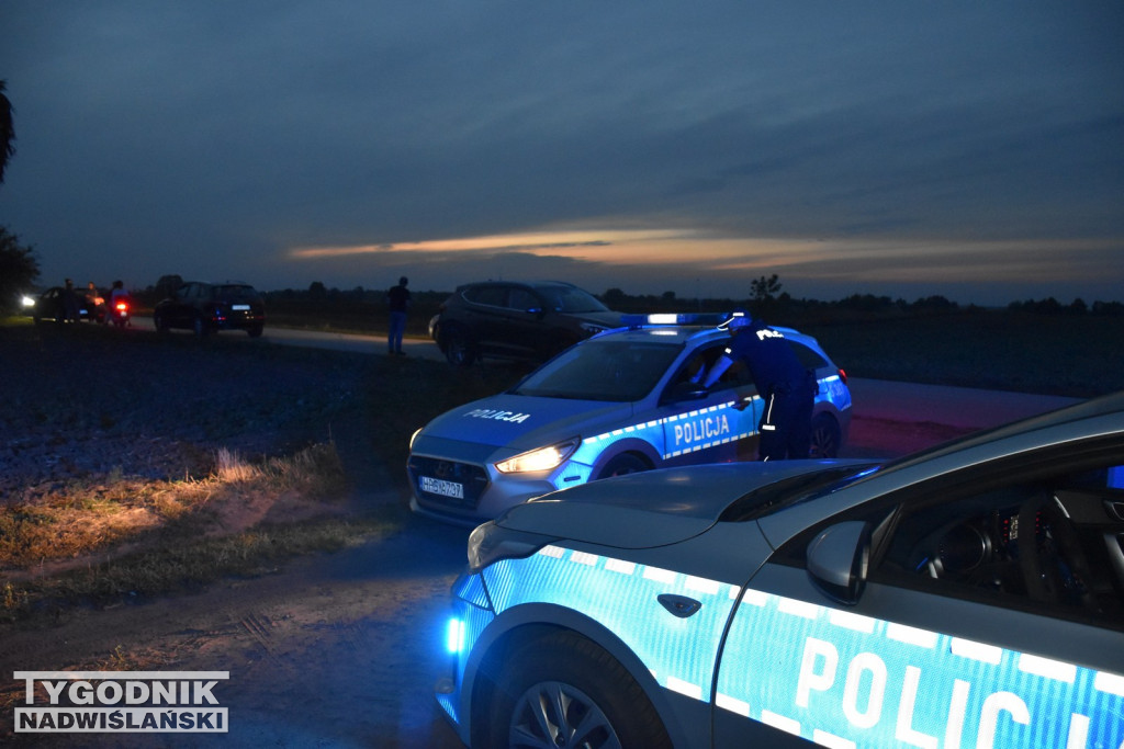 Dron spadł w Sobótce, gm. Ożarów