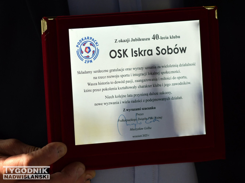Jubileusz Iskry Sobów