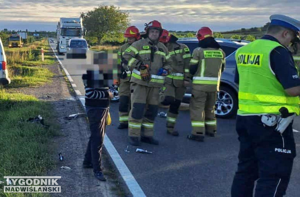 Wypadek w Sośniczanach