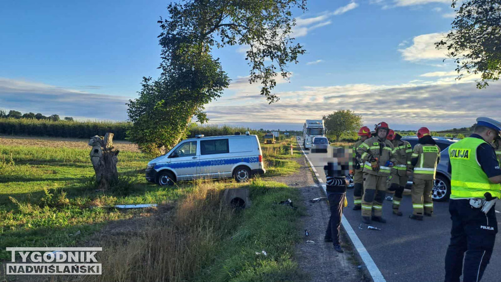 Wypadek w Sośniczanach