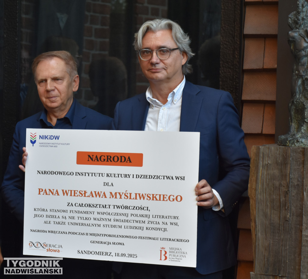 Wiesław Myśliwski nagrodzony w Sandomierzu