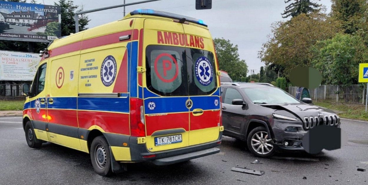 Wypadek w Sandomierzu