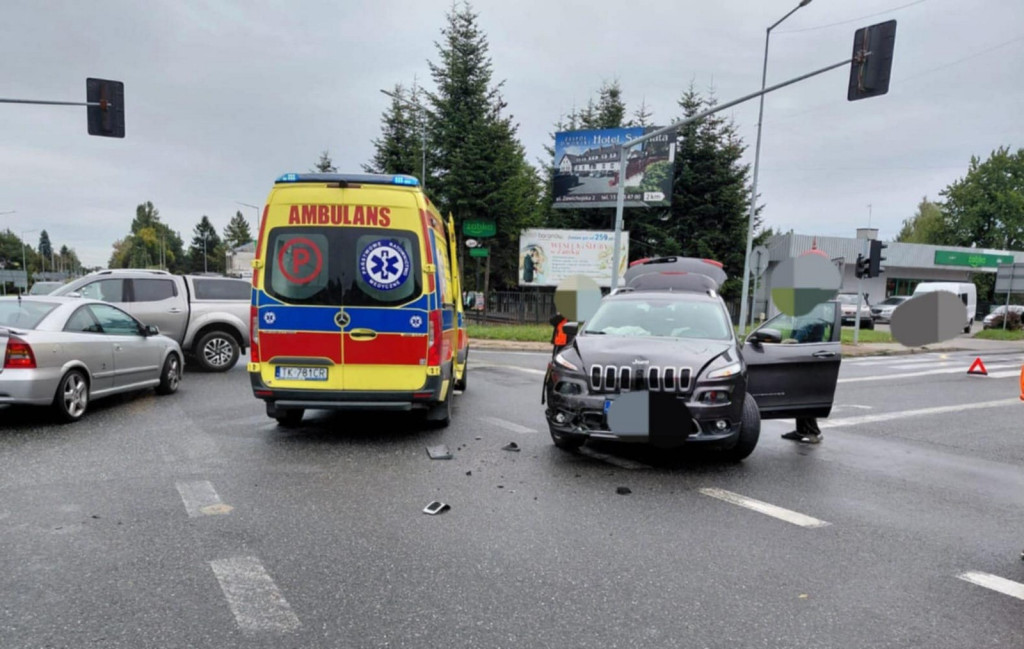 Wypadek w Sandomierzu