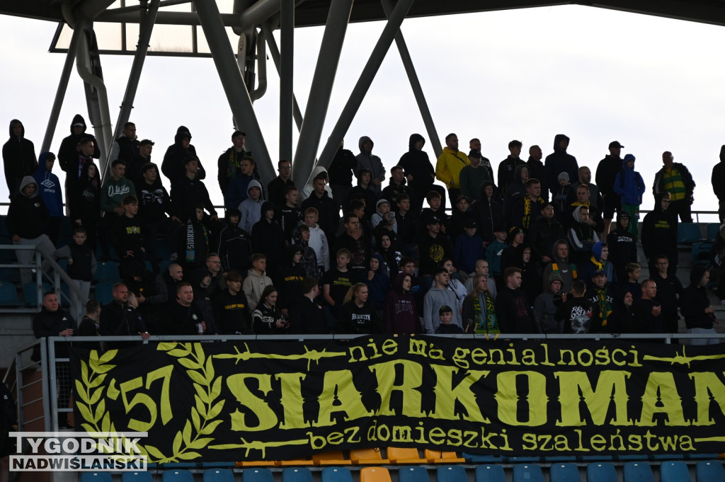 Kibice na meczu Siarka - Hutnik