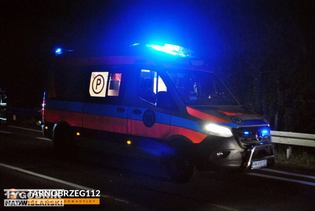 Groźny wypadek drogowy na Wisłostradzie