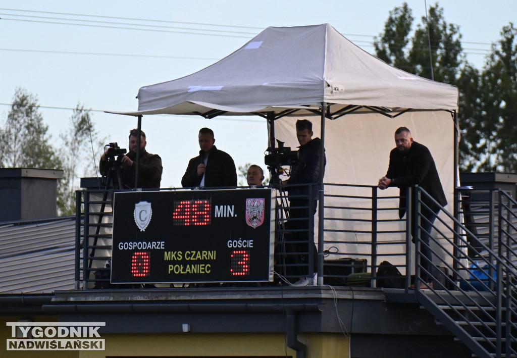 Kibice na meczu Czarni Połaniec - Siarka Tarnobrzeg