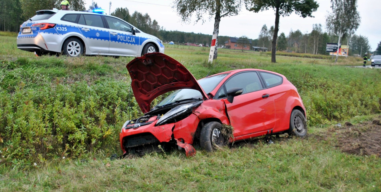 Wypadek w Jamnicy (04.10.25 r.)