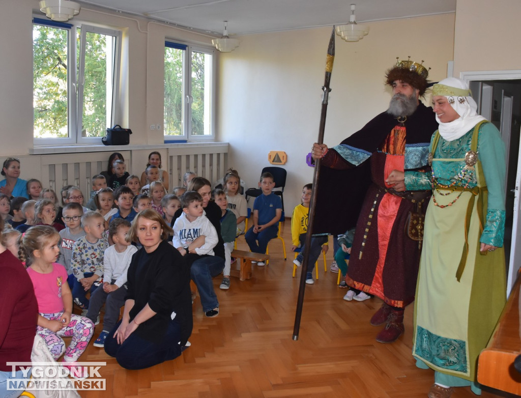 Tarnobrzeskie przedszkolaki spotkały się z Bolesławem Chrobrym i Odą