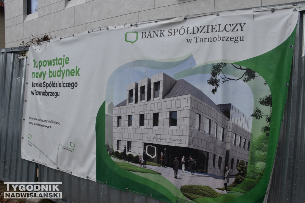 Budowa nowego budynku Banku Spółdzielczego