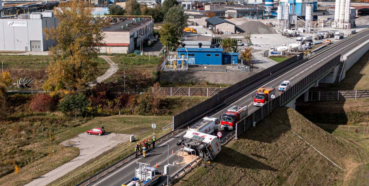 Wypadek na obwodnicy Stalowej Woli