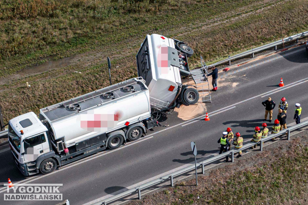 Wypadek na obwodnicy Stalowej Woli