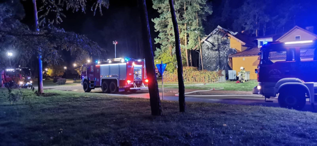 Pożar restauracji w Połańcu