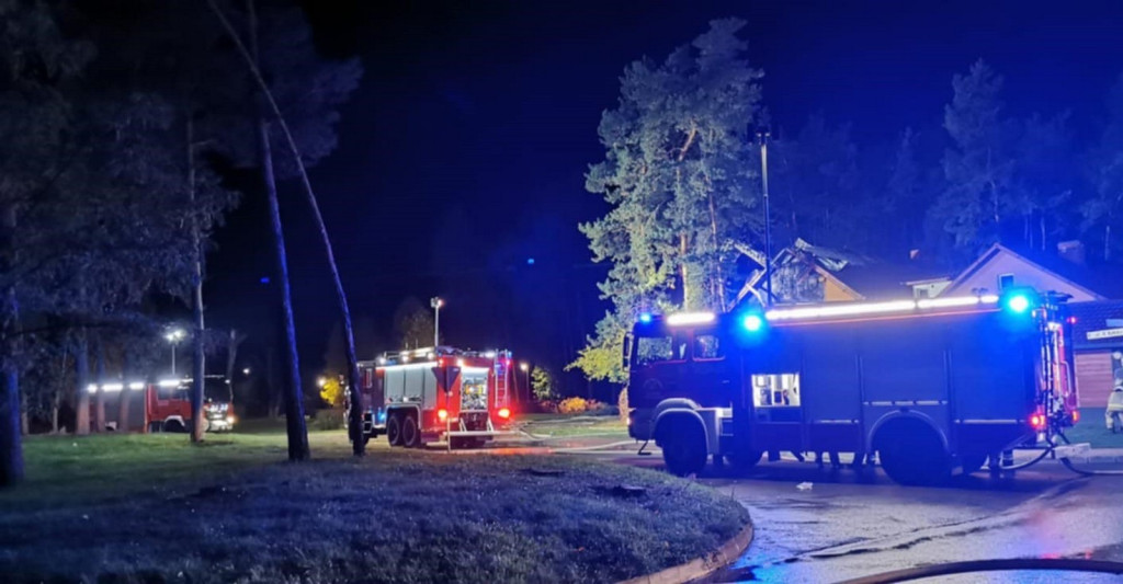 Pożar restauracji w Połańcu