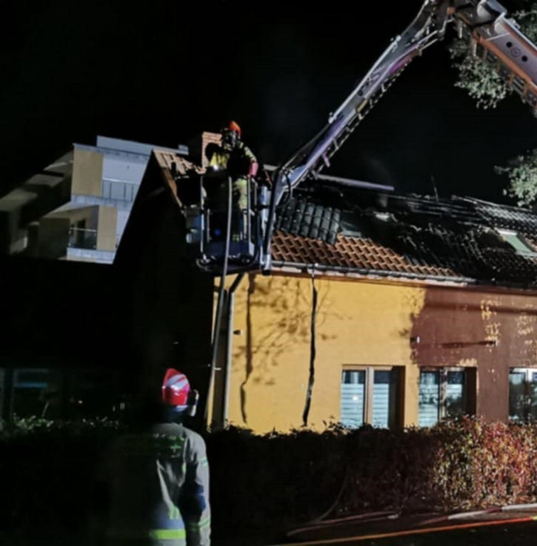 Pożar restauracji w Połańcu