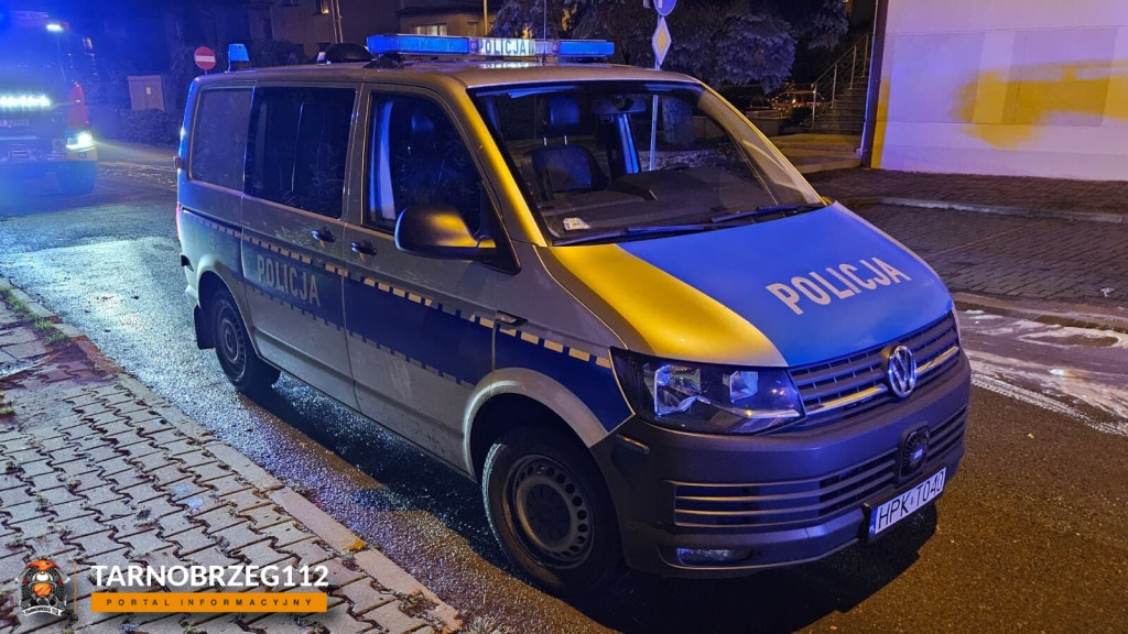 Pożar busa na Serbinowie