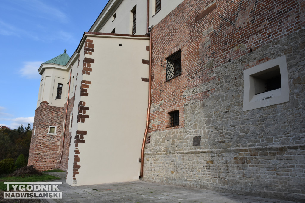 Nowa elewacja Zamku Królewskiego w Sandomierzu
