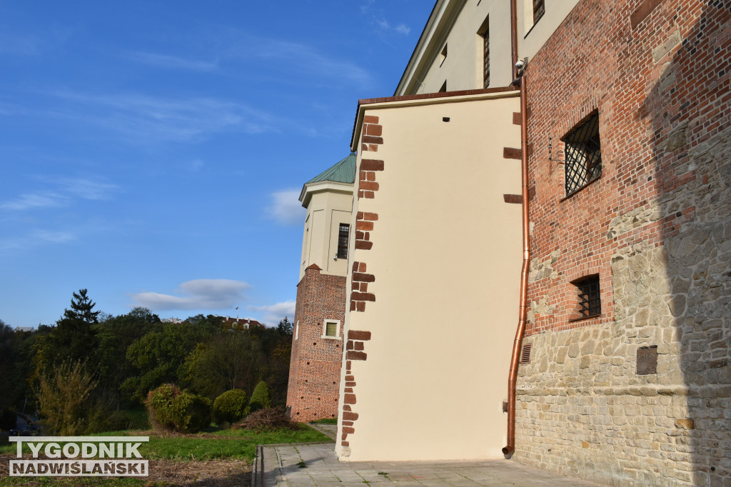 Nowa elewacja Zamku Królewskiego w Sandomierzu