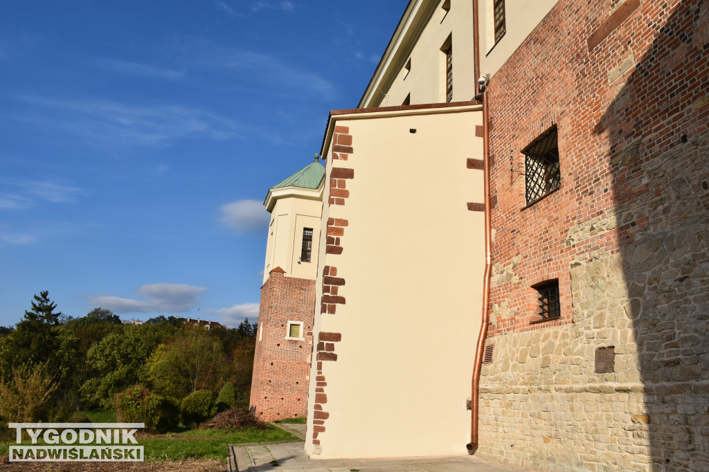 Nowa elewacja Zamku Królewskiego w Sandomierzu