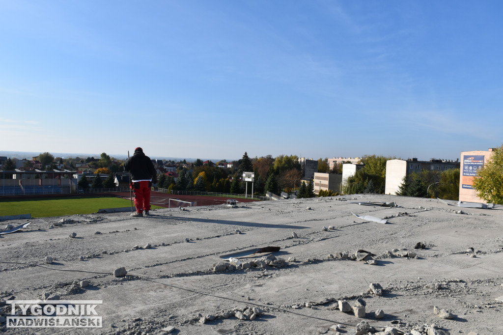 Remont stadionu w Sandomierzu