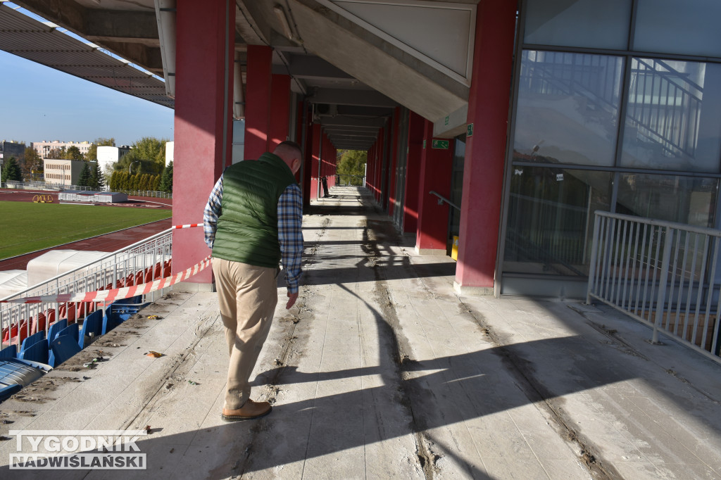 Remont stadionu w Sandomierzu