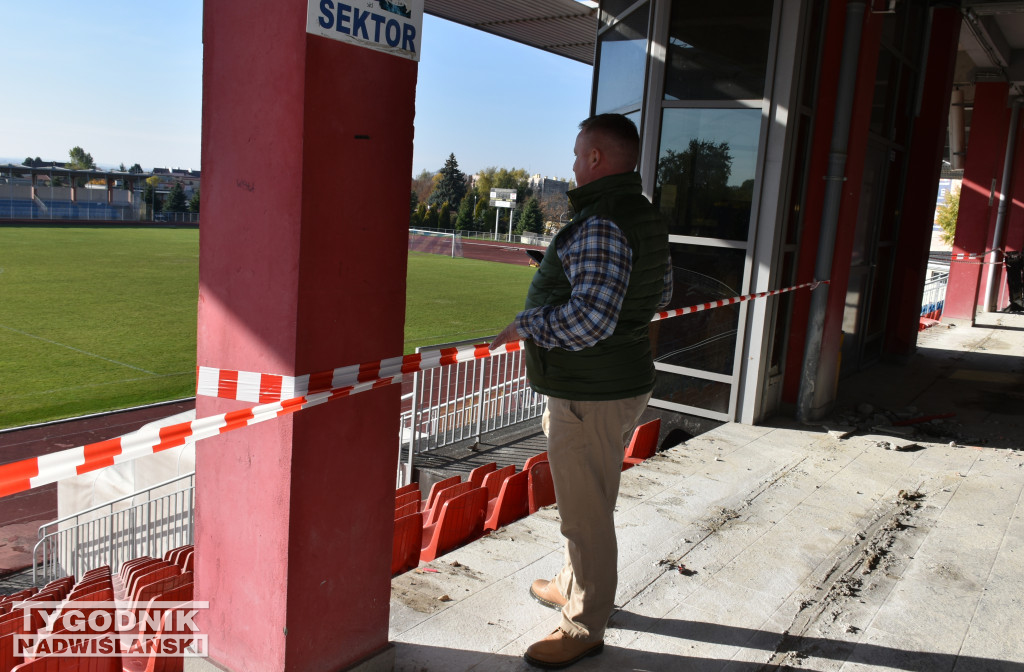 Remont stadionu w Sandomierzu
