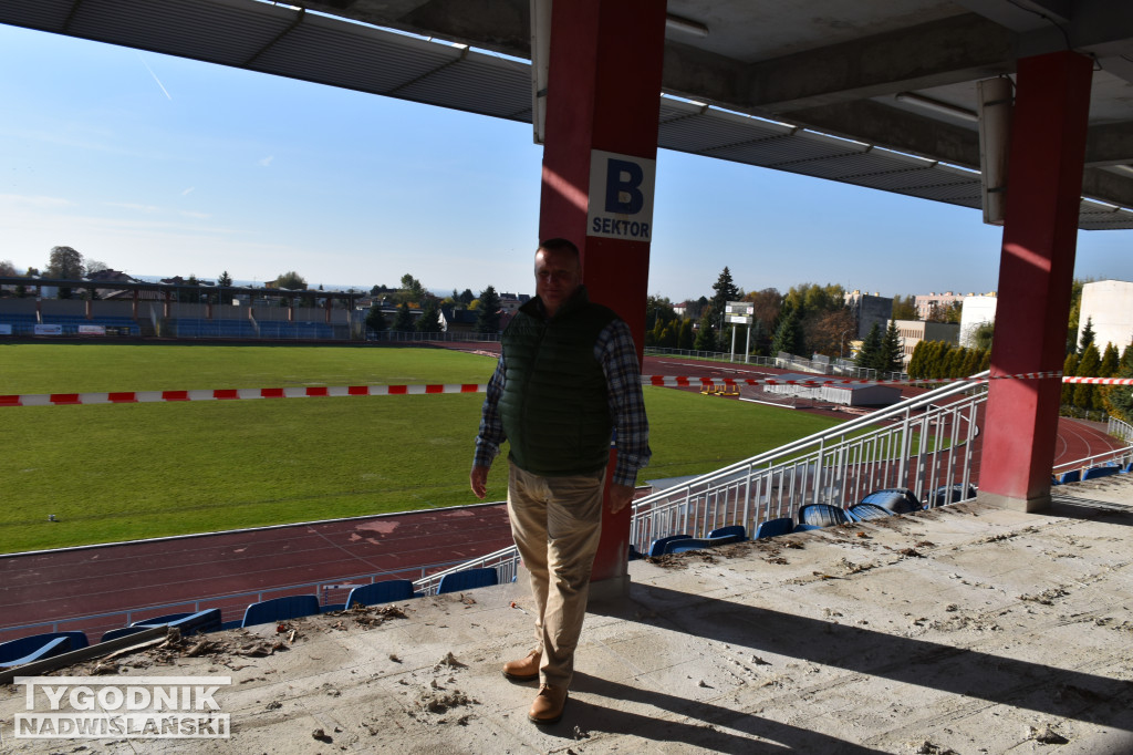 Remont stadionu w Sandomierzu