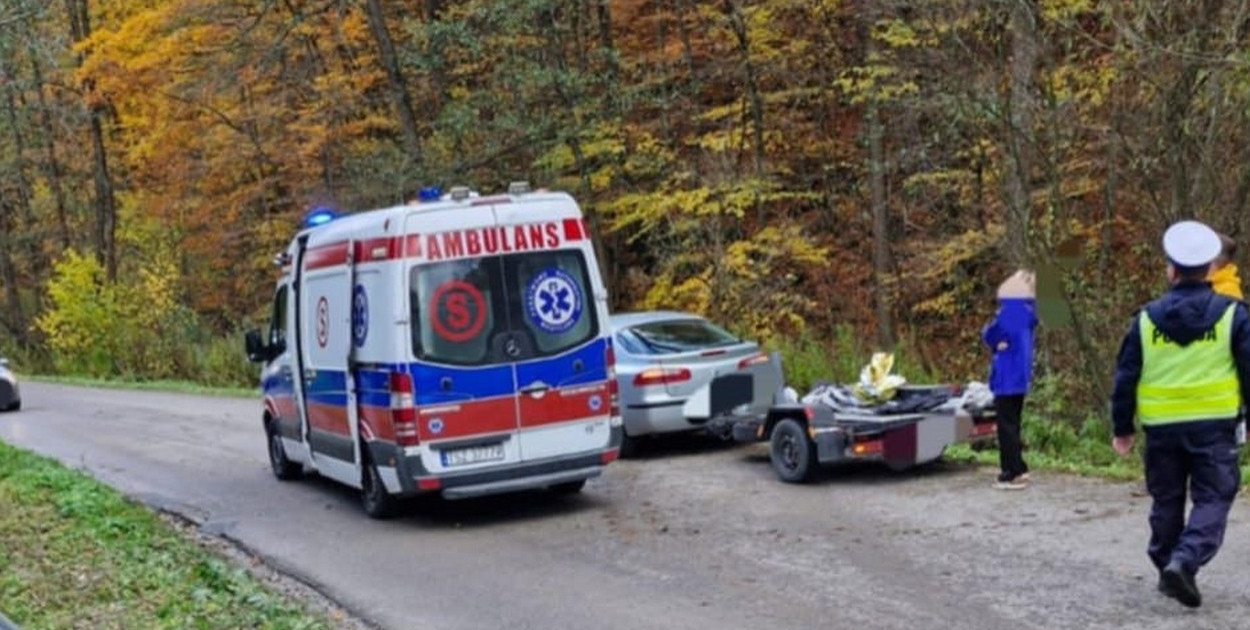 Wypadek nad zalewem w Bogorii