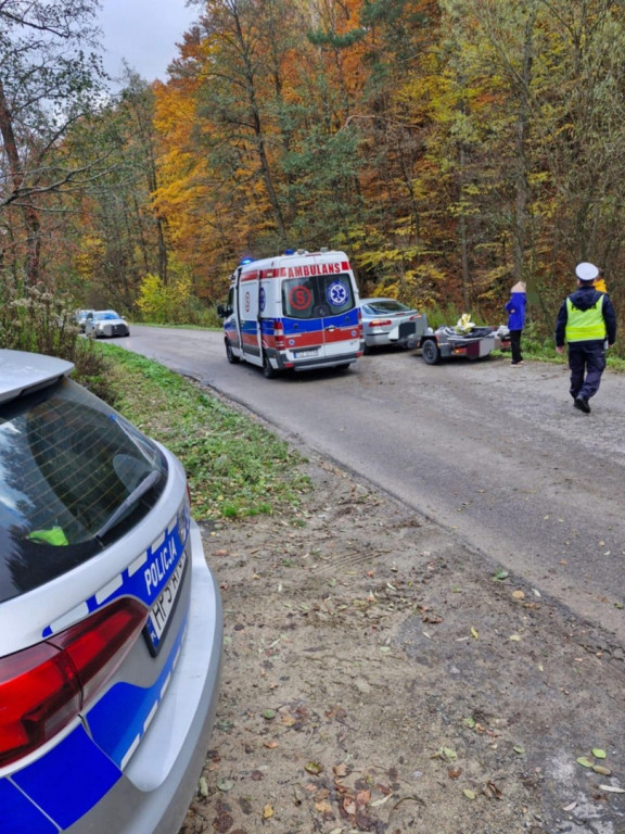 Wypadek nad zalewem w Bogorii