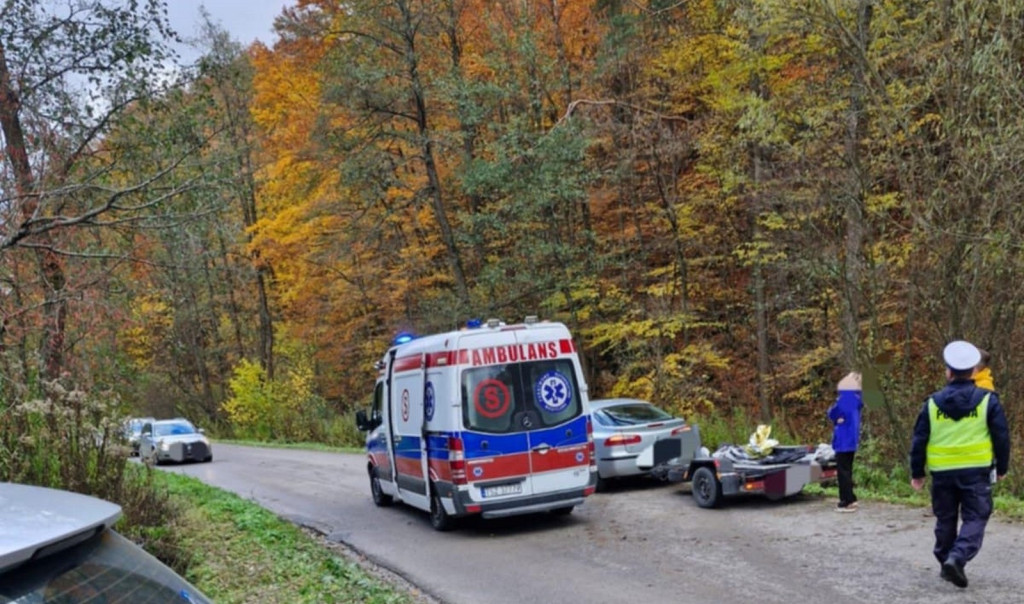 Wypadek nad zalewem w Bogorii