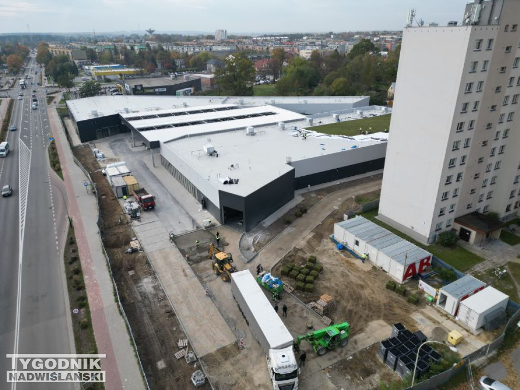 Zielony dach na Pasażu Dominikańskim w Tarnobrzegu