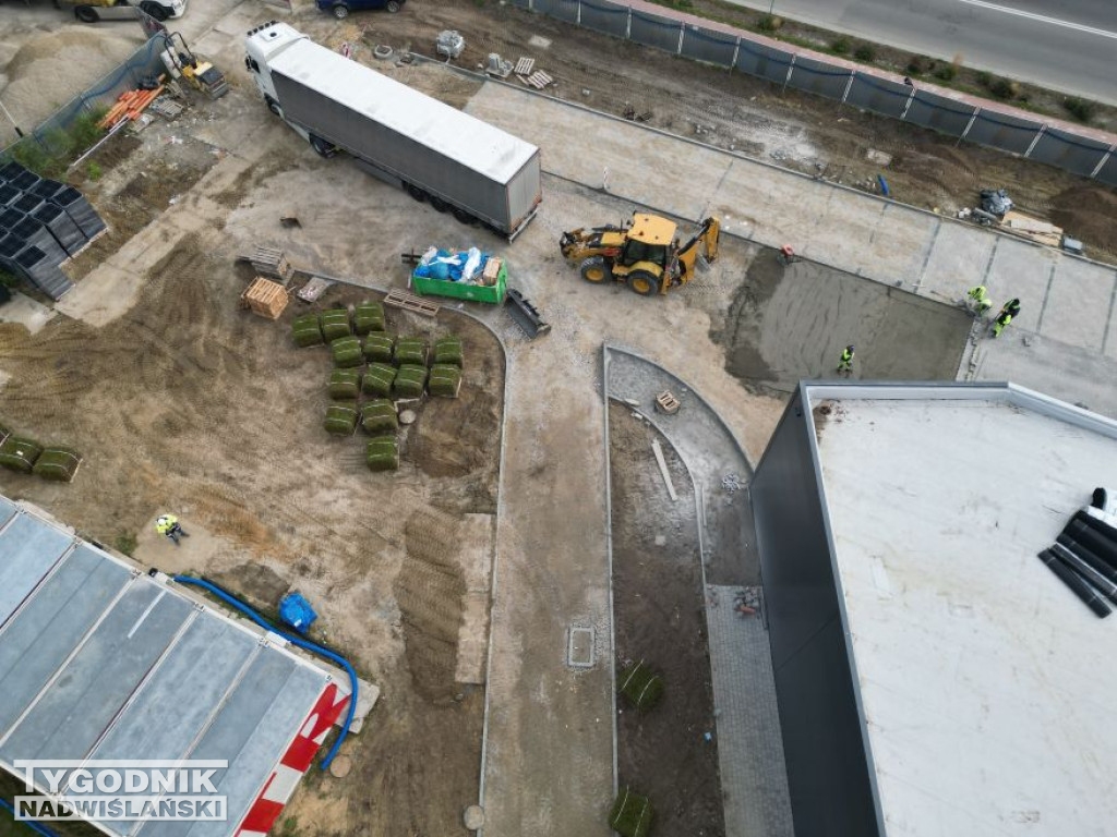 Zielony dach na Pasażu Dominikańskim w Tarnobrzegu