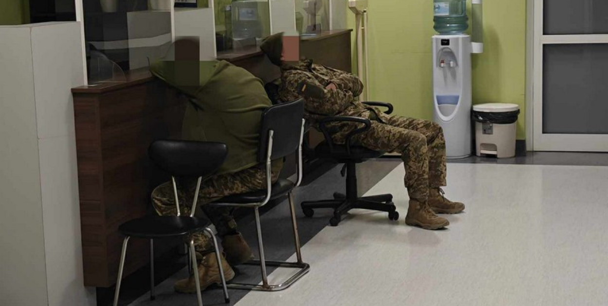 Żołnierze z Ukrainy w szpitalu w Stalowej Woli