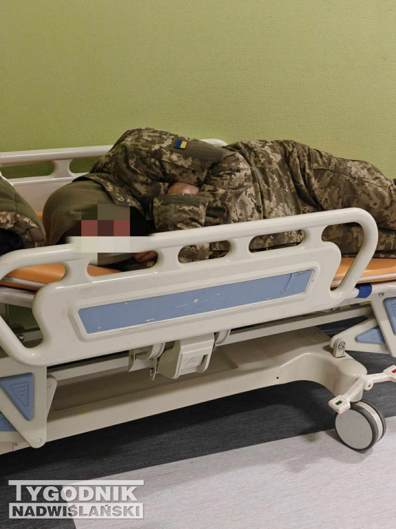 Żołnierze z Ukrainy w szpitalu w Stalowej Woli