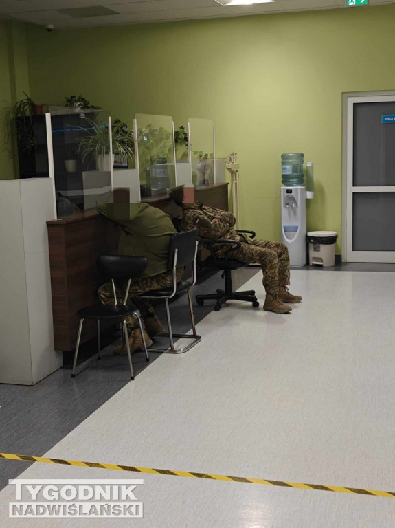 Żołnierze z Ukrainy w szpitalu w Stalowej Woli